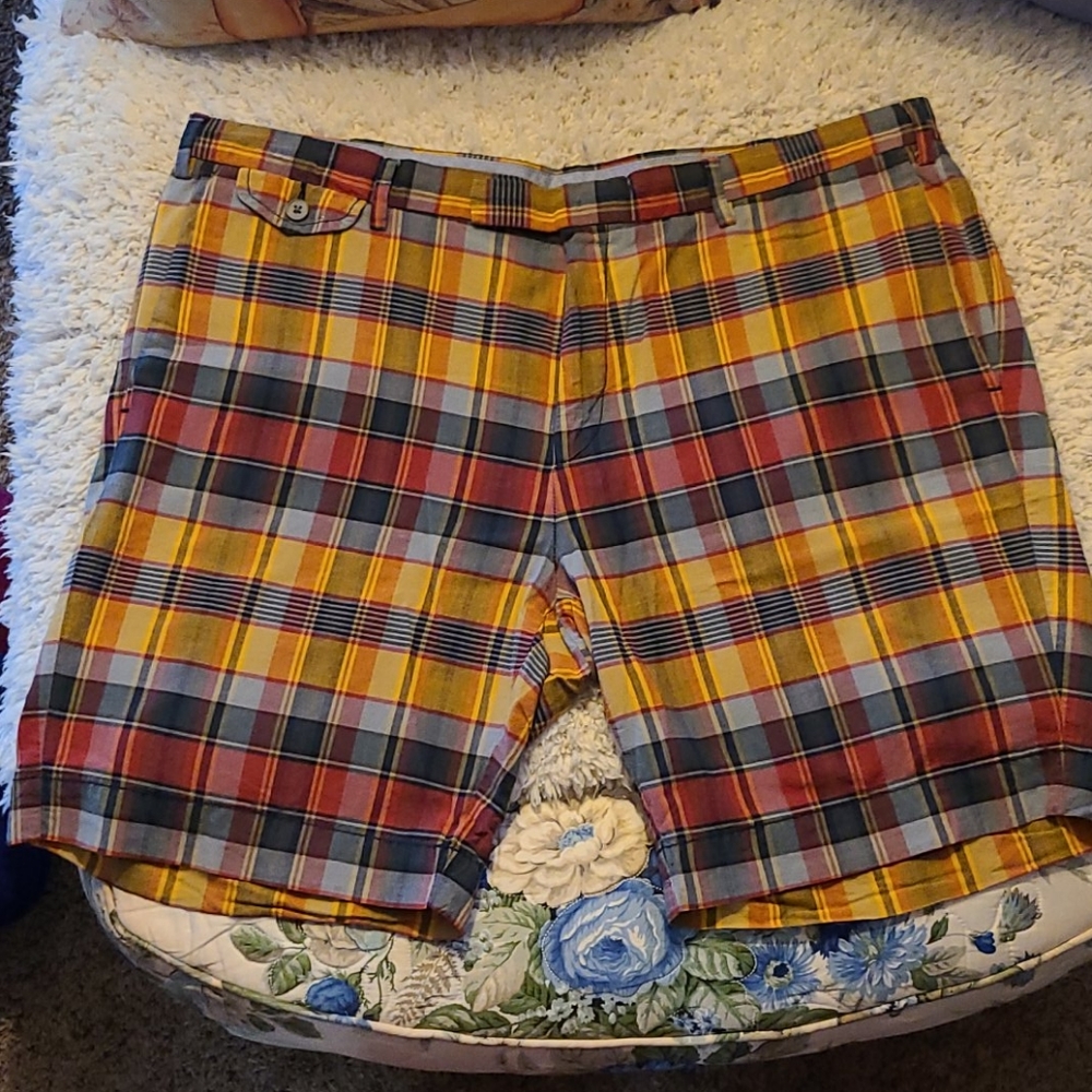 India Madras by Ralph Lauren men's shorts